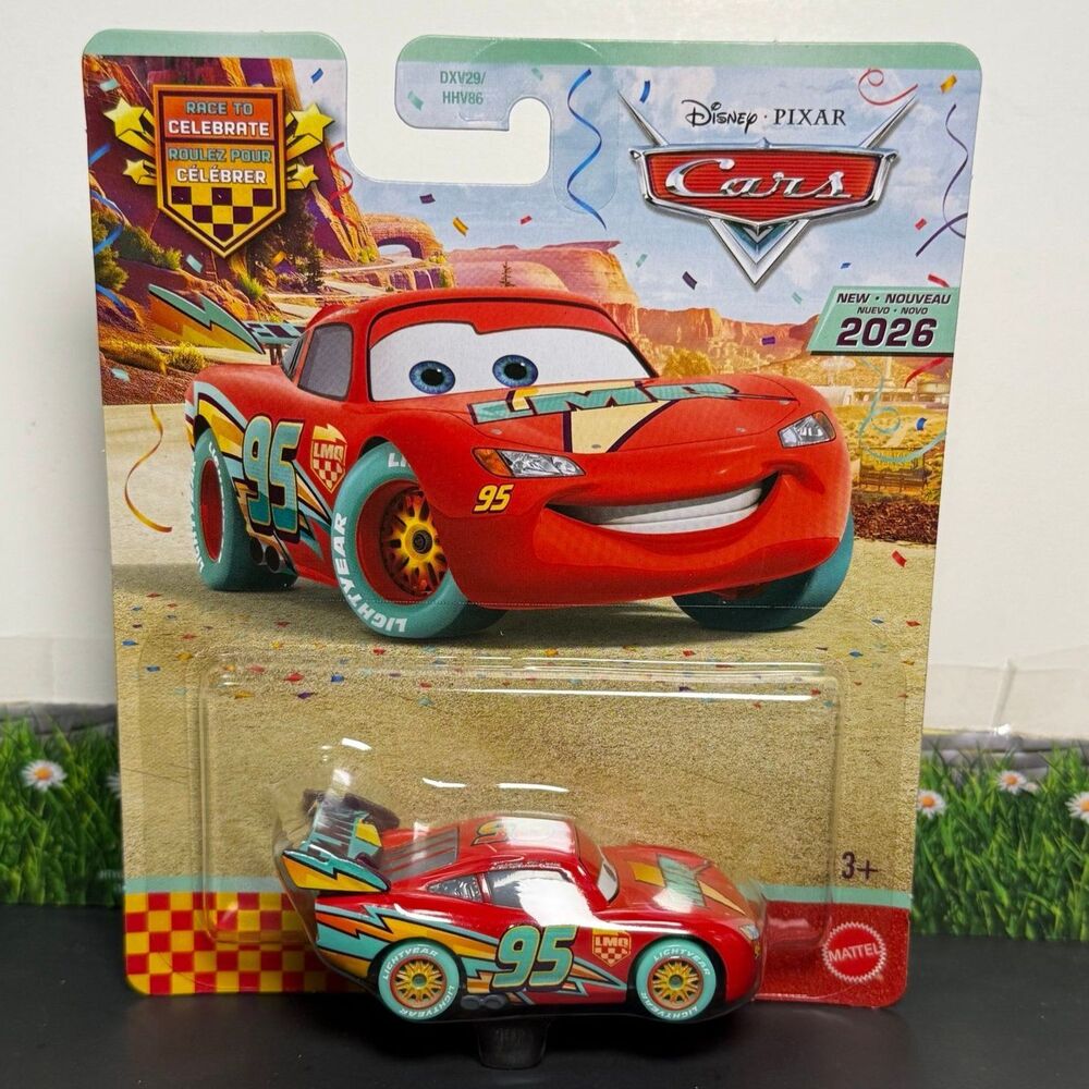 New Disney Pixar Cars “Race To Celebrate” LIGHTNING MCQUEEN 2026 Ultra Rare
